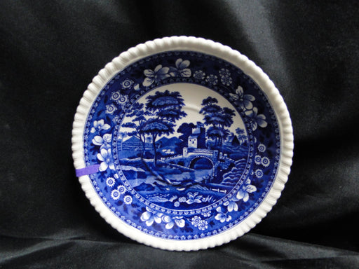 Copeland Spode's Tower Blue: Blue Flowers & Scene: 6 3/4" Saucer Only, As Is