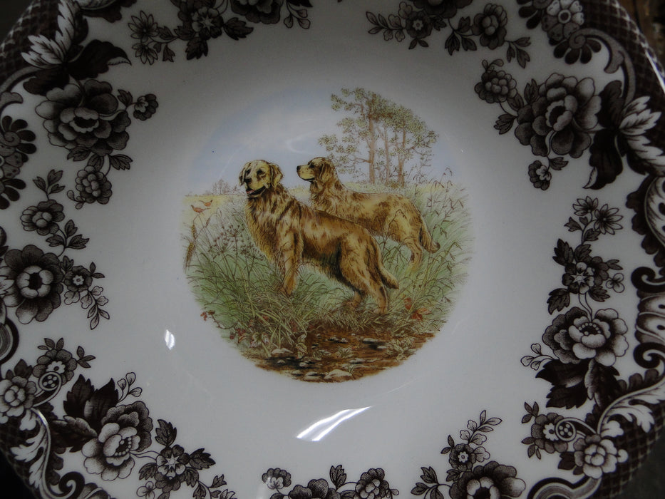 Spode Woodland Golden Retriever: Ascot Salad / Soup Bowl, 8", Box