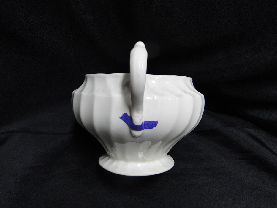 Myott Staffordshire Olde Chelsea, Cream w/ Swirl: Sugar Bowl, No Lid, As Is