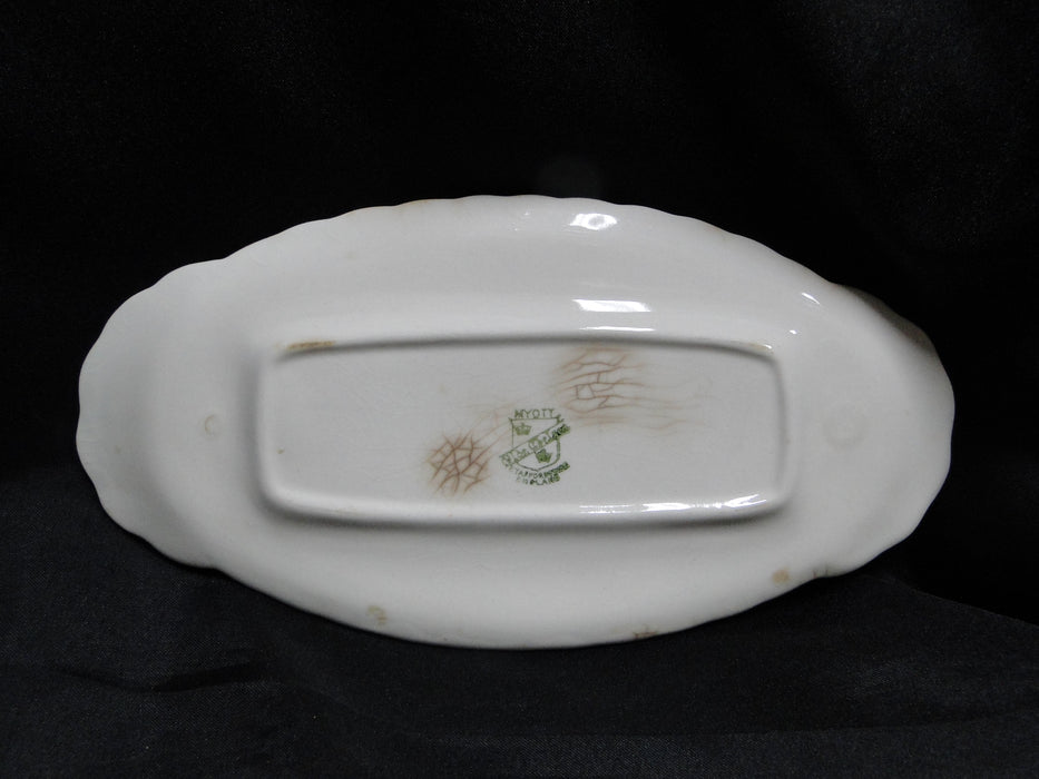 Myott Staffordshire Olde Chelsea, Cream w/ Swirl: Butter Dish & Lid, As Is