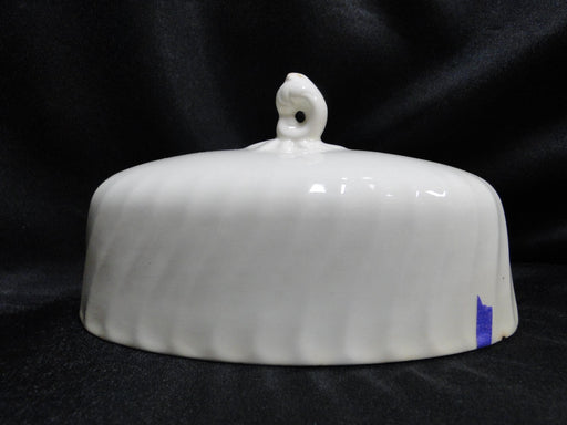 Myott Staffordshire Olde Chelsea, Cream w/ Swirl: Butter Dish & Lid, As Is