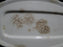 Myott Staffordshire Olde Chelsea, Cream w/ Swirl: Butter Dish & Lid, As Is