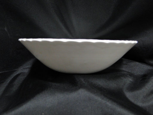 Meakin, J & G, Classic White, Ribbed Rim: Round Serving Bowl, 8 1/2" x 2 1/4"