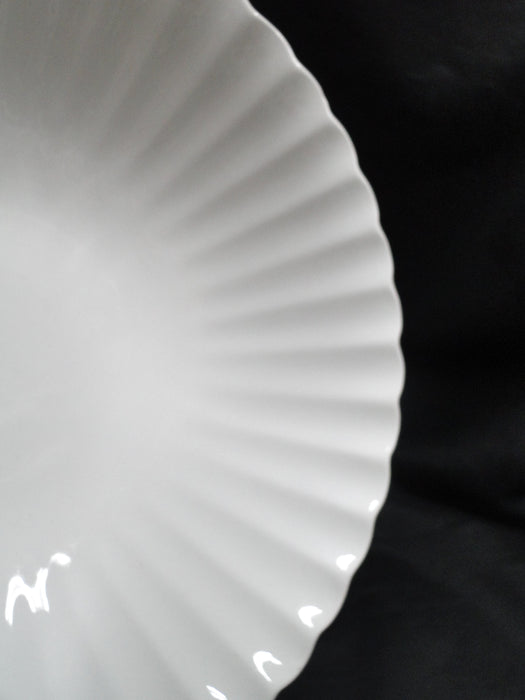 Meakin, J & G, Classic White, Ribbed Rim: Round Serving Bowl, 8 1/2" x 2 1/4"