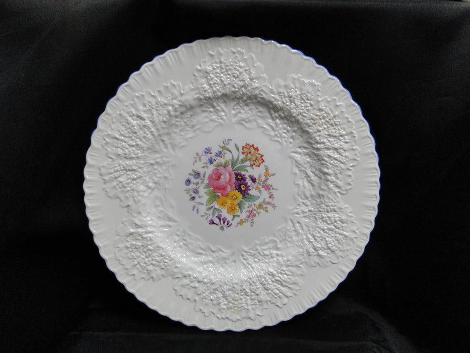 Spode Y3439, Savoy w/ Florals: Dinner Plate (s), 10 1/2", Discoloration