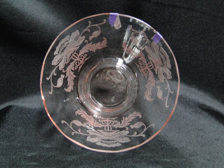 Tiffin Flanders Pink, All Pink, Etched: Finger Bowl (s), As Is
