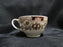 Johnson Brothers Harvest, Fruit, Brown Florals: Cup & Saucer Set, 2 1/4 Discolor