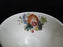 Johnson Brothers Harvest, Fruit, Brown Florals: Cup & Saucer Set, 2 1/4 Discolor