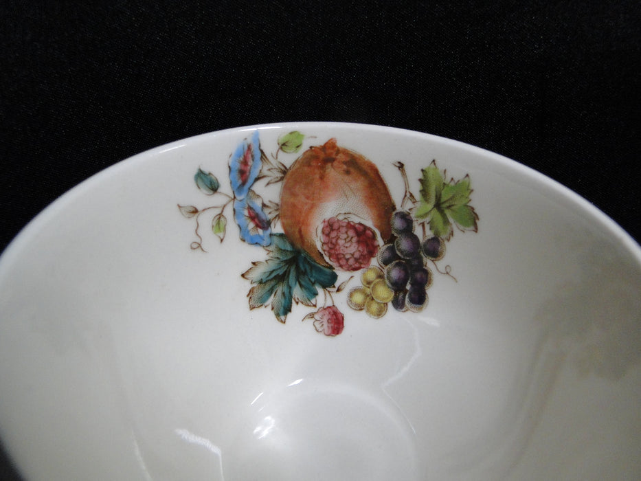Johnson Brothers Harvest, Fruit, Brown Florals: Cup & Saucer Set, 2 1/4 Discolor