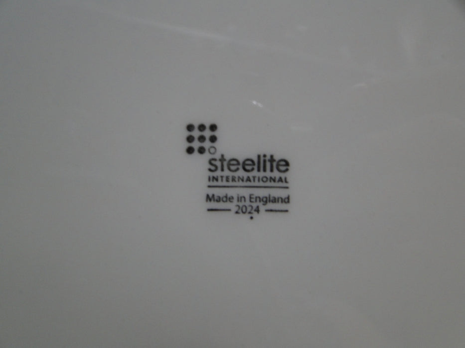 Steelite Craft, England: NEW White Freestyle Salad Plate (s), 9 3/4" x 8"