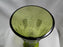 Colony Harvest Green, Pressed: Flower Vase, 3 3/4" x 7 5/8" Tall