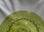 Colony Park Lane Green, Pressed, Geometric: Luncheon Plate, 8 1/2"