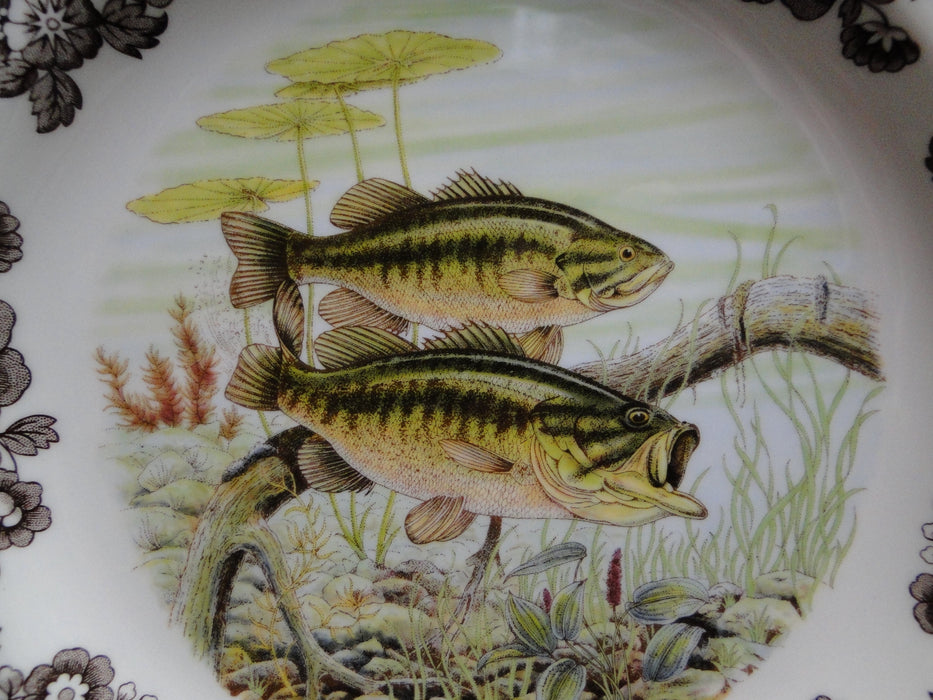 Spode Woodland North American Fish Largemouth Bass: NEW Dinner Plate 10 1/2" Box