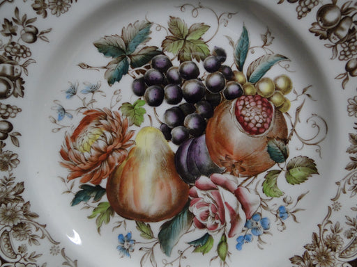 Johnson Brothers Harvest, Fruit, Brown Florals: Dinner Plate (s), 10 3/4"