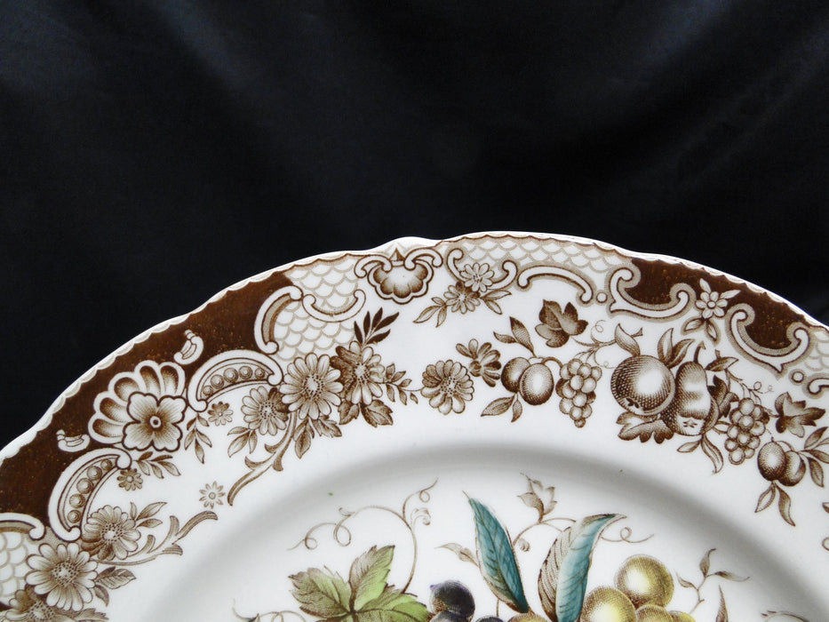 Johnson Brothers Harvest, Fruit, Brown Florals: Dinner Plate (s), 10 3/4"