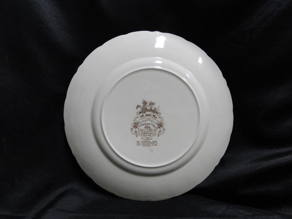 Johnson Brothers Harvest, Fruit, Brown Florals: Dinner Plate (s), 10 3/4"