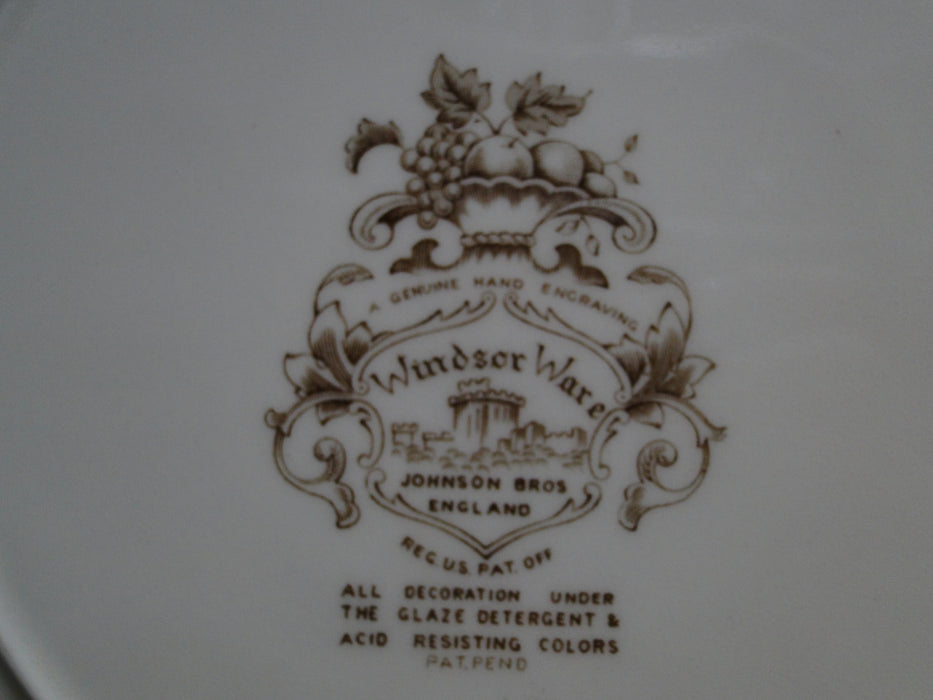 Johnson Brothers Harvest, Fruit, Brown Florals: Dinner Plate (s), 10 3/4"