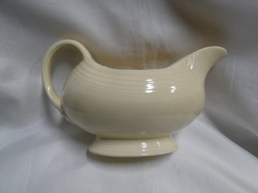 Homer Laughlin Fiesta (Old): Old Ivory Gravy Boat Only, 5" Tall