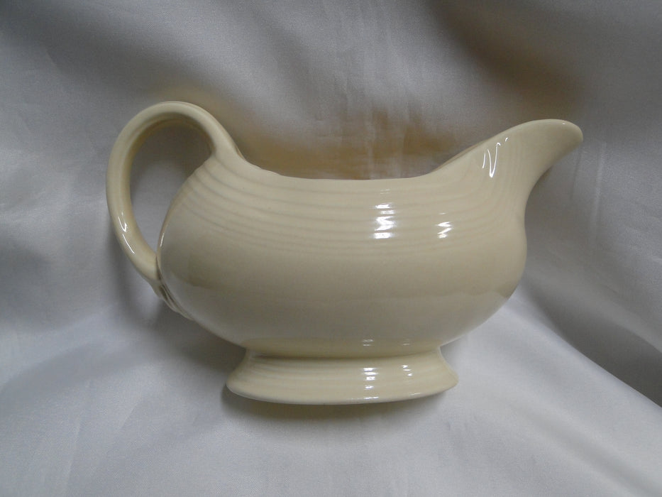 Homer Laughlin Fiesta (Old): Old Ivory Gravy Boat Only, 5" Tall