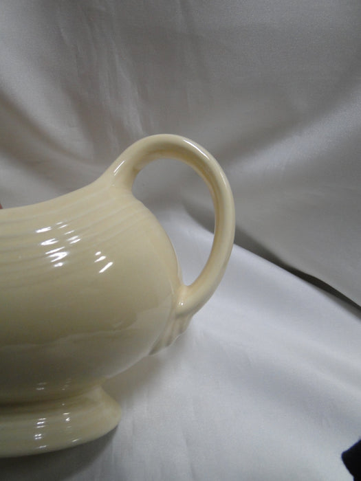 Homer Laughlin Fiesta (Old): Old Ivory Gravy Boat Only, 5" Tall