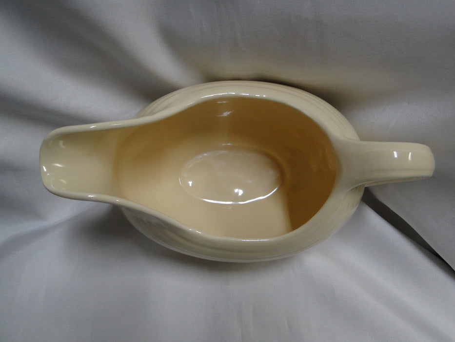 Homer Laughlin Fiesta (Old): Old Ivory Gravy Boat Only, 5" Tall