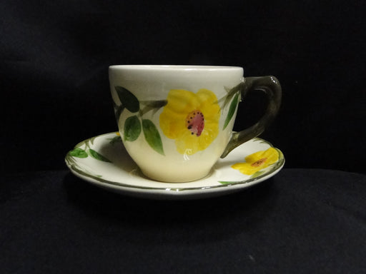 Franciscan Meadow Rose, Yellow, USA: Cup & Saucer Set (s), 2 7/8"