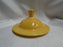 Homer Laughlin Fiesta (Old): Yellow Sugar Bowl & Lid, 5 1/8" Tall
