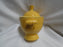 Homer Laughlin Fiesta (Old): Yellow Sugar Bowl & Lid, 5 1/8" Tall
