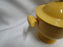 Homer Laughlin Fiesta (Old): Yellow Sugar Bowl & Lid, 5 1/8" Tall