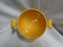 Homer Laughlin Fiesta (Old): Yellow Sugar Bowl & Lid, 5 1/8" Tall
