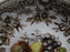 Johnson Brothers Harvest, Fruit, Brown Florals: 5 3/4" Saucer Only, Crazing