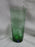 Seneca Driftwood Green Apple, Crinkle Design: Flat Iced Tea, 6 3/4" Tall, As Is