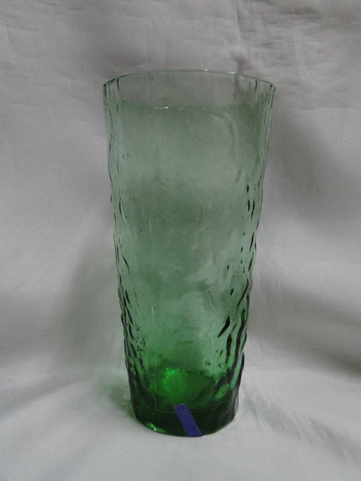 Seneca Driftwood Green Apple, Crinkle Design: Flat Iced Tea, 6 3/4" Tall, As Is
