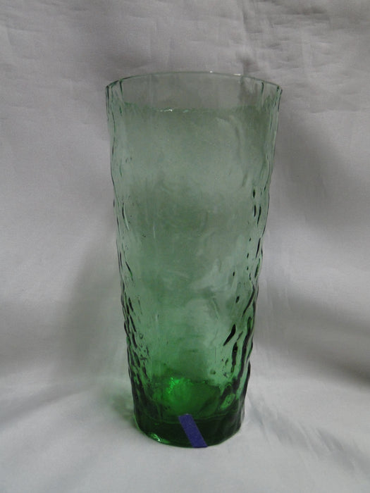 Seneca Driftwood Green Apple, Crinkle Design: Flat Iced Tea, 6 3/4" Tall, As Is