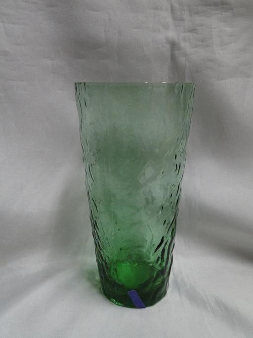 Seneca Driftwood Green Apple, Crinkle Design: Flat Iced Tea, 6 3/4" Tall, As Is