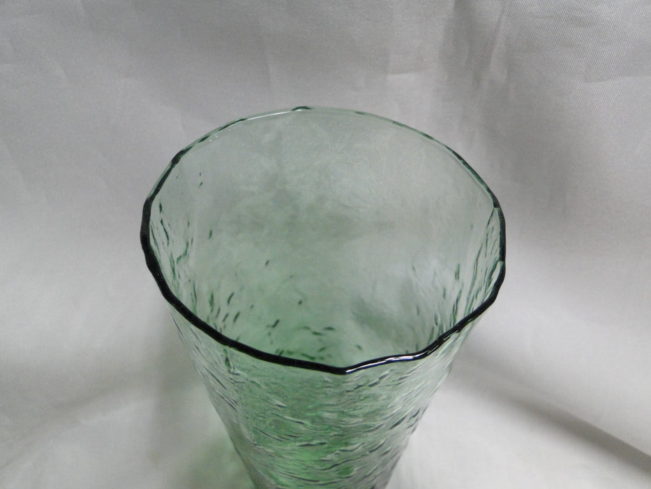 Seneca Driftwood Green Apple, Crinkle Design: Flat Iced Tea, 6 3/4" Tall, As Is