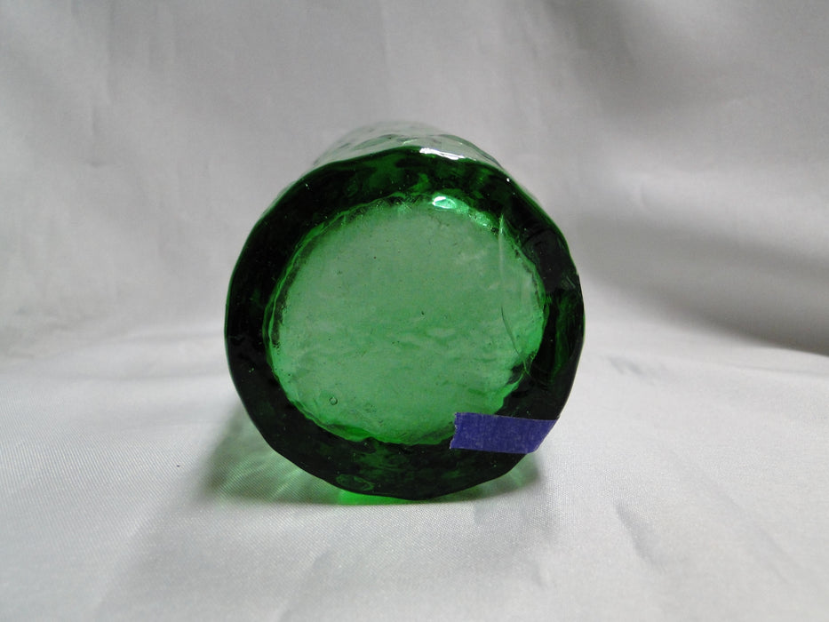 Seneca Driftwood Green Apple, Crinkle Design: Flat Iced Tea, 6 3/4" Tall, As Is