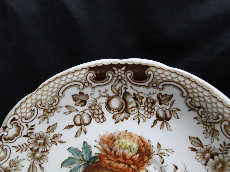 Johnson Brothers Harvest, Fruit, Brown Florals: 5 3/4" Saucer Only, As Is