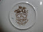 Johnson Brothers Harvest, Fruit, Brown Florals: 5 3/4" Saucer Only, As Is