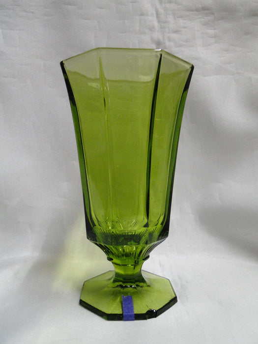 Independence Octagonal Green: Iced Tea, 6" Tall, As Is