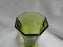 Independence Octagonal Green: Iced Tea, 6" Tall, As Is