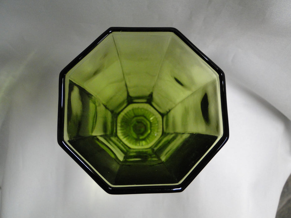 Independence Octagonal Green: Iced Tea, 6" Tall, As Is