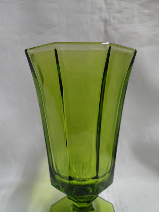 Independence Octagonal Green: Iced Tea, 6" Tall, As Is