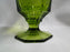 Independence Octagonal Green: Iced Tea, 6" Tall, As Is