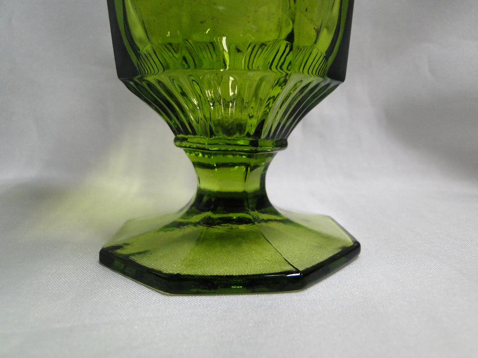 Independence Octagonal Green: Iced Tea, 6" Tall, As Is