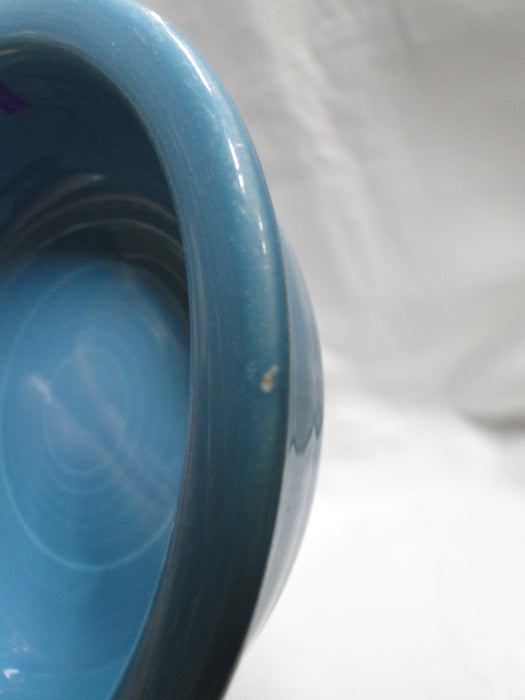 Homer Laughlin Fiesta (Old): Turquoise Fruit Bowl, 4 3/4" x 1.5" Tall, As Is