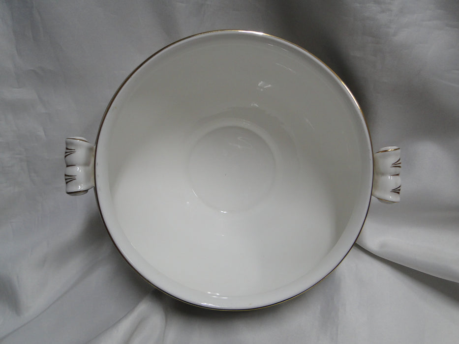 Wedgwood Columbia Blue & Gold, Dragons, Flowers: Tureen & Lid, 9 1/8", As Is