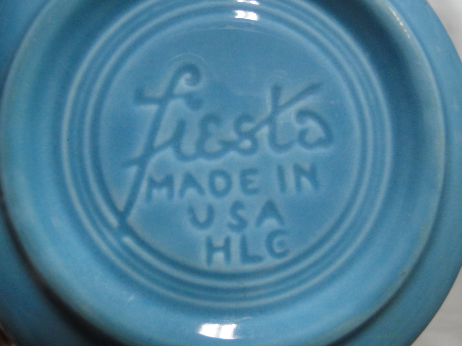 Homer Laughlin Fiesta (Old): Turquoise Fruit Bowl, 4 3/4" x 1.5" Tall