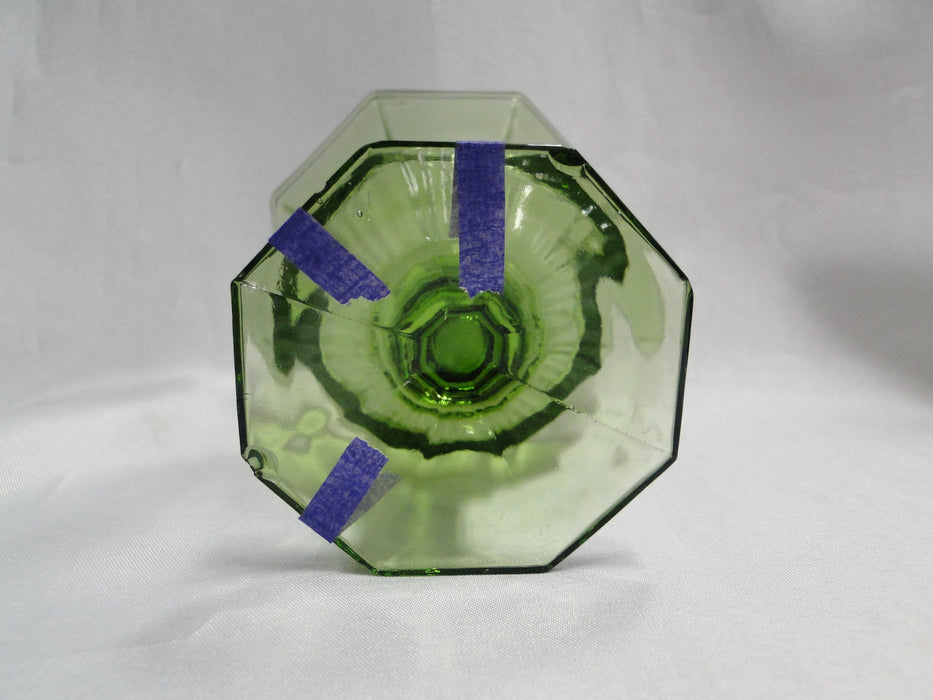 Independence Octagonal Green: Champagne / Sherbet, 4" Tall, As Is