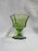 Independence Octagonal Green: Champagne / Sherbet, 4" Tall, As Is